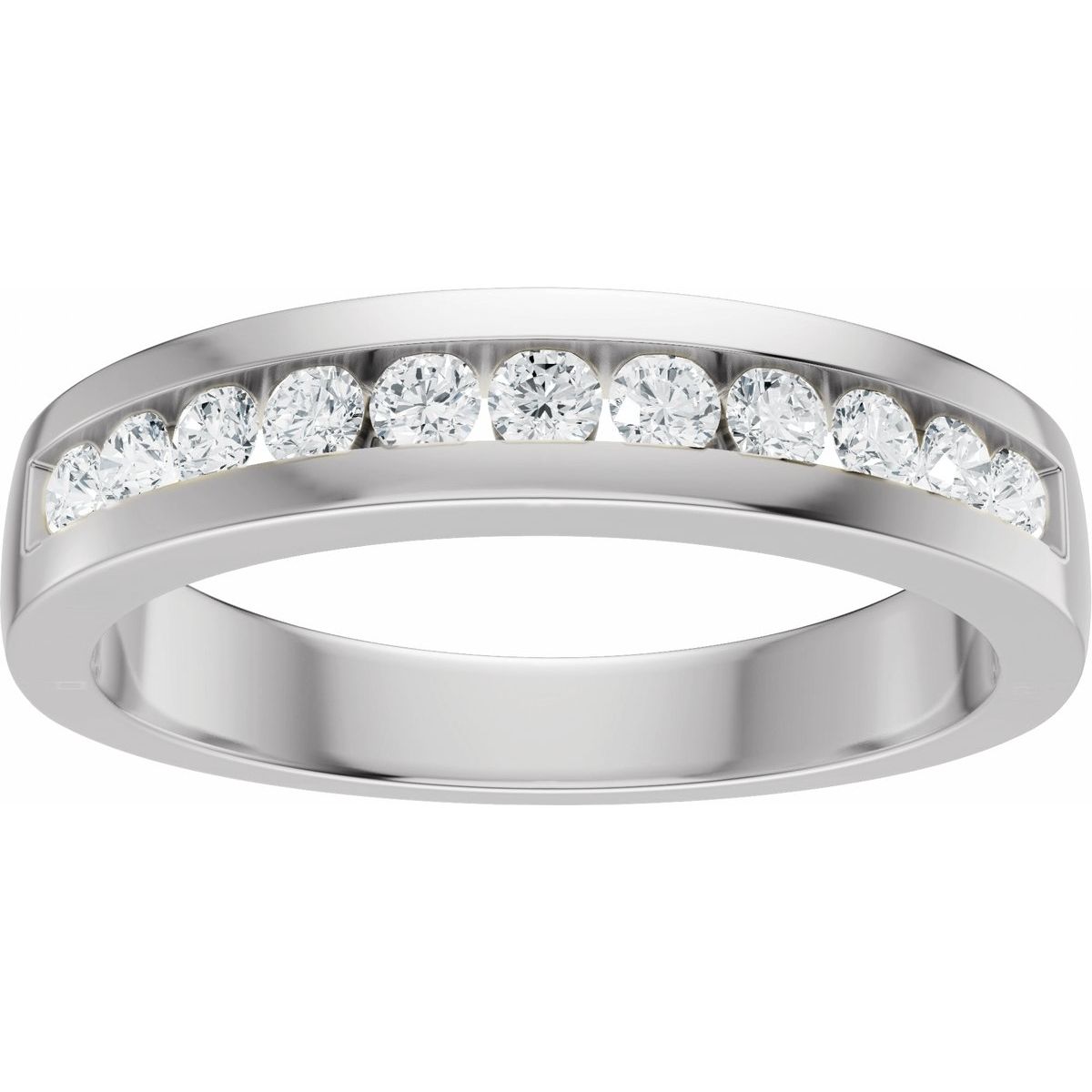 Accented Engagement Ring or Band
