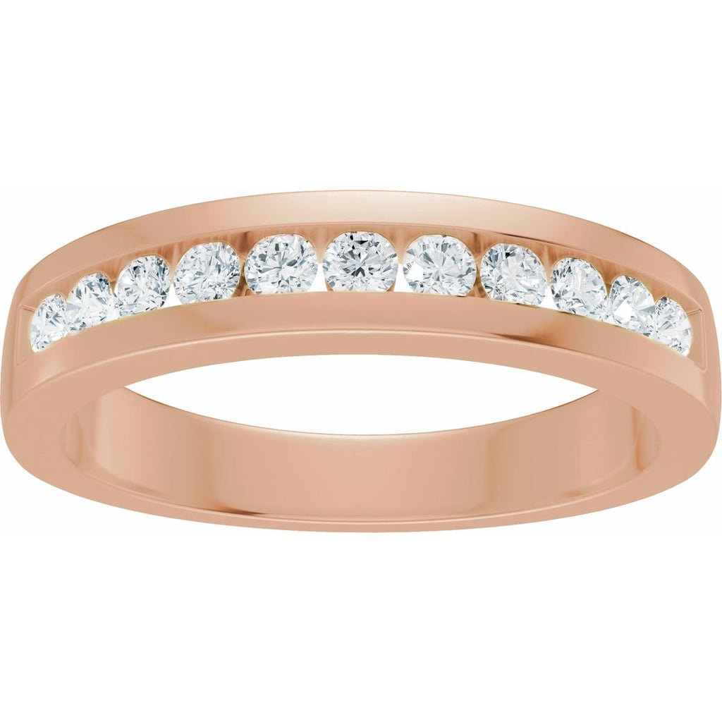 Accented Engagement Ring or Band