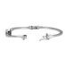 Cluster Hinged Bangle Bracelet