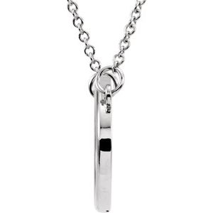 Horizontal Oval Necklace or Center