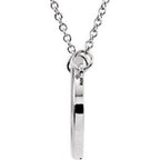 Horizontal Oval Necklace or Center