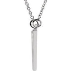 Triangle Necklace or Center