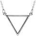 Triangle Necklace or Center
