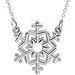 Snowflake Necklace or Center