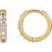 Accented Huggie Earrings