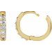 Accented Huggie Earrings