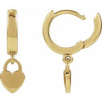 Heart Hoop Earrings