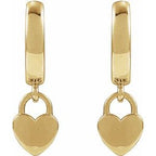 Heart Hoop Earrings