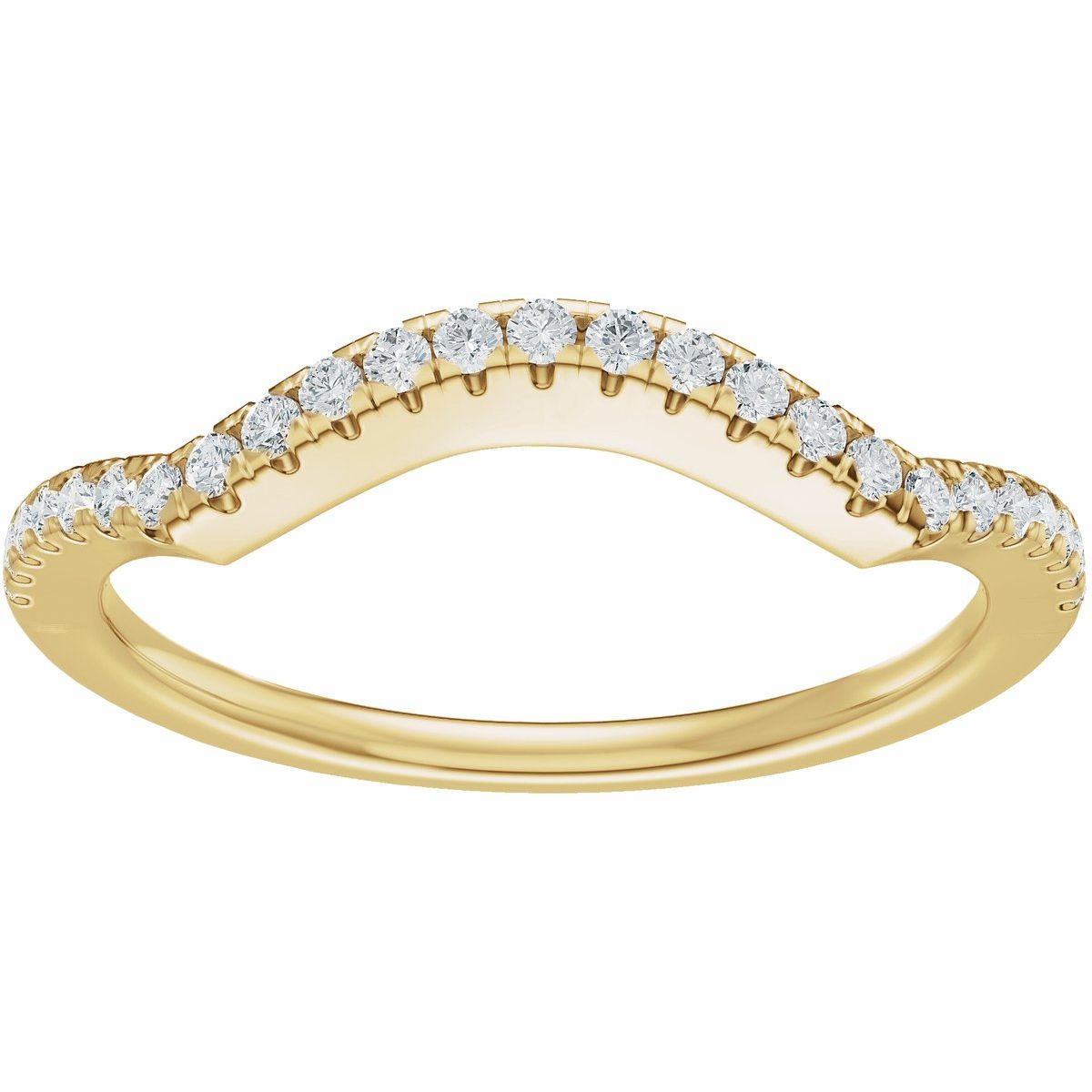 Accented Criss-Cross Engagement Ring or Band