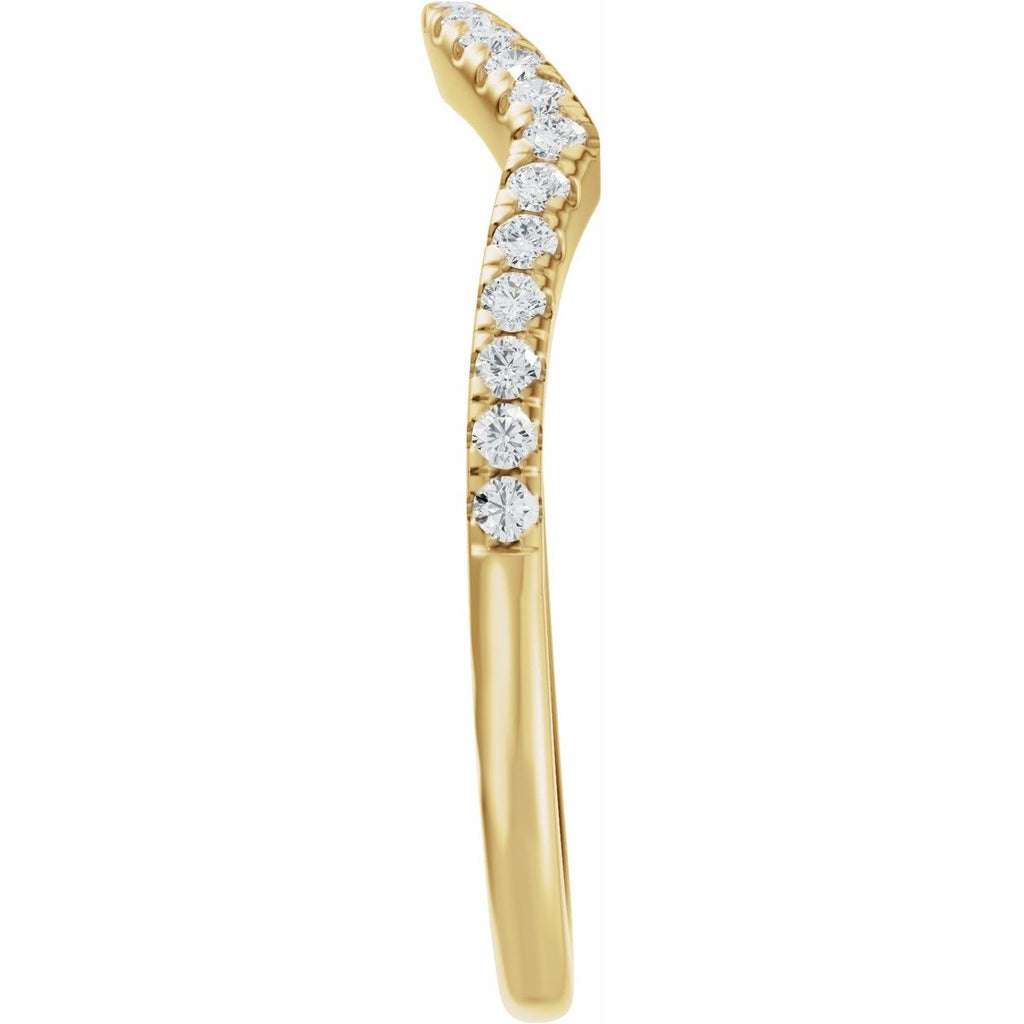 Accented Criss-Cross Engagement Ring or Band
