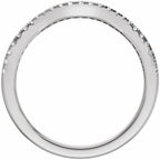Accented Criss-Cross Engagement Ring or Band