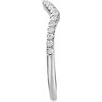 Accented Criss-Cross Engagement Ring or Band