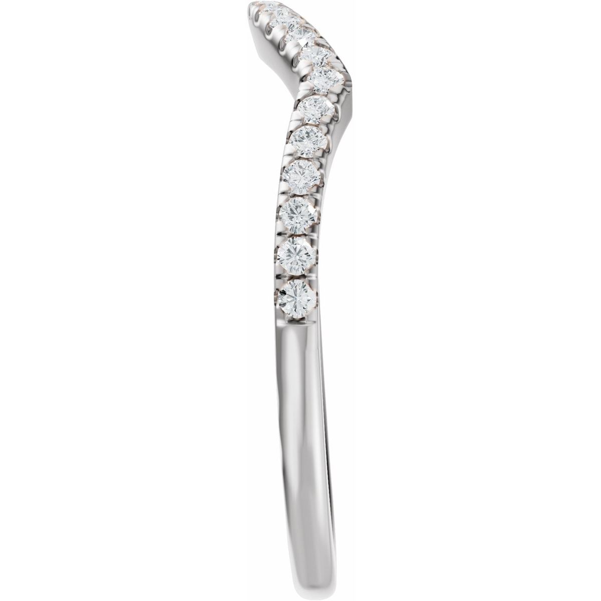 Accented Criss-Cross Engagement Ring or Band