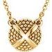 Granulated X Necklace or Center