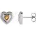 Solitaire Earrings