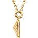 Granulated Pyramid Necklace or Center