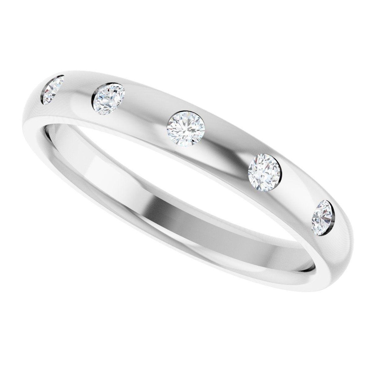 Five-Stone Anniversary Band