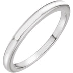 Accented Engagement Ring or Band