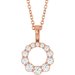 Graduated Circle Necklace or Pendant