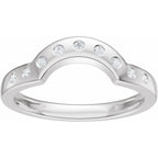 Accented Bezel-Style Engagement Ring or Band