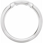 Accented Bezel-Style Engagement Ring or Band