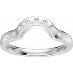 Accented Bezel-Style Engagement Ring or Band