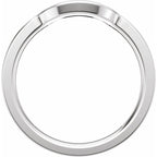 Accented Bezel-Style Engagement Ring or Band