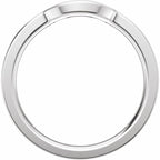 Accented Bezel-Style Engagement Ring or Band