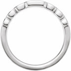 Accented Engagement Ring or Band