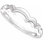 Accented Engagement Ring or Band