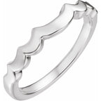 Accented Engagement Ring or Band
