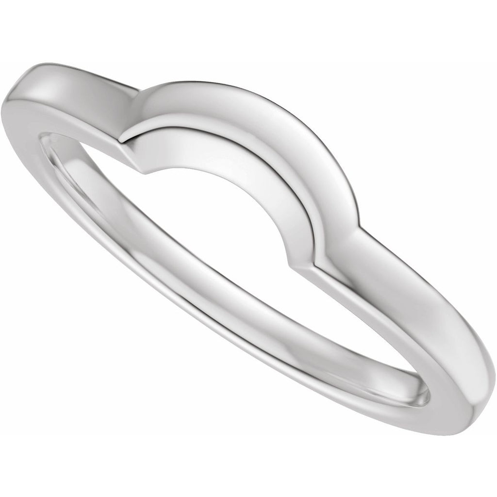 Claw-Prong Solitaire Bezel-Style Engagement Ring or Band