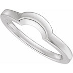 Claw-Prong Solitaire Bezel-Style Engagement Ring or Band