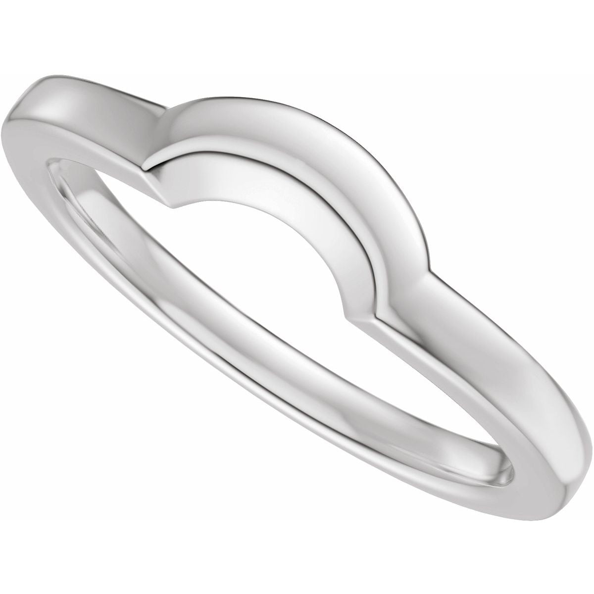 Claw-Prong Solitaire Bezel-Style Engagement Ring or Band