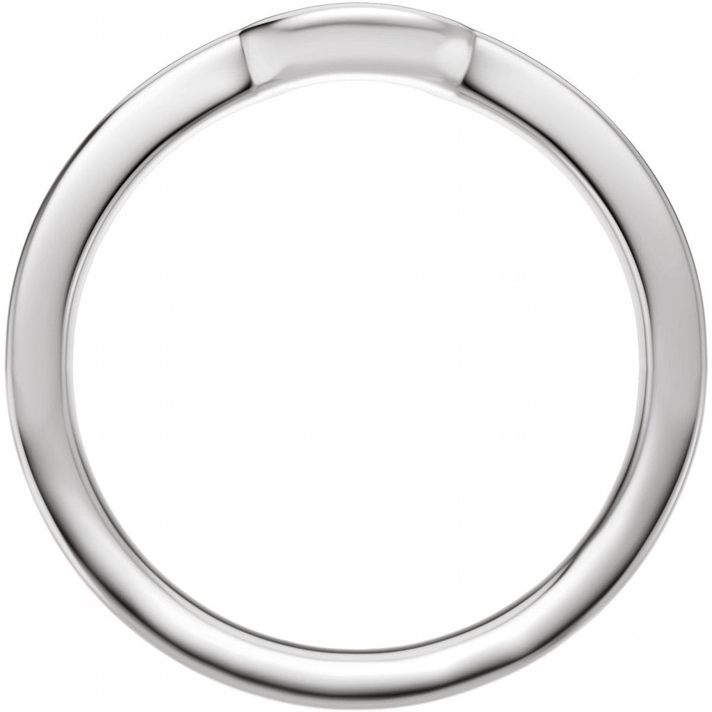 Claw-Prong Solitaire Bezel-Style Engagement Ring or Band