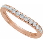 Accented Double-Row Engagement Ring or Band