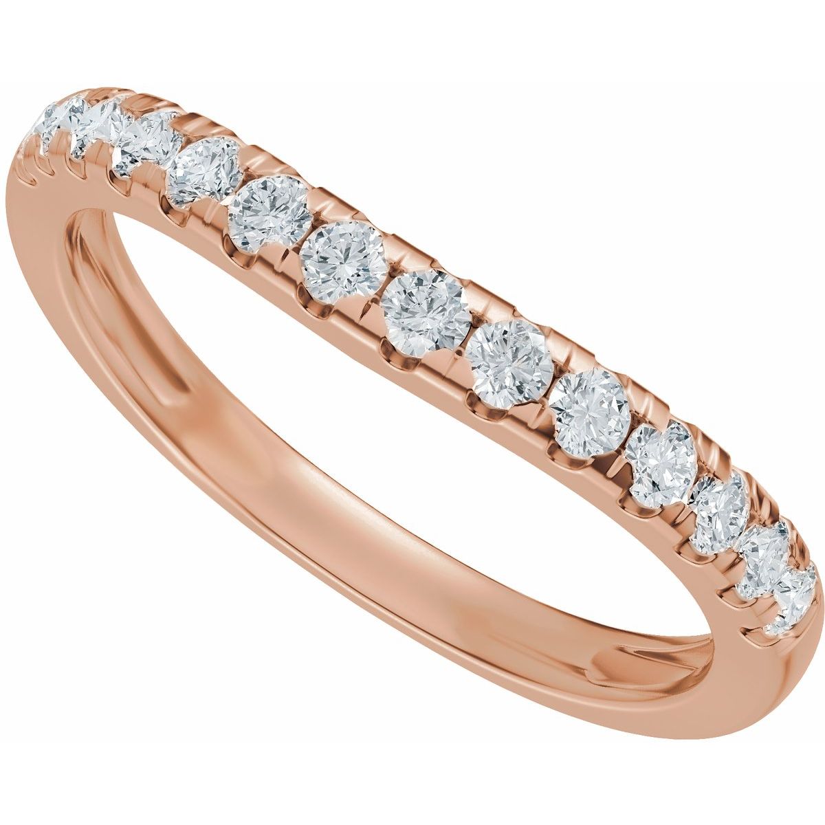 Accented Double-Row Engagement Ring or Band