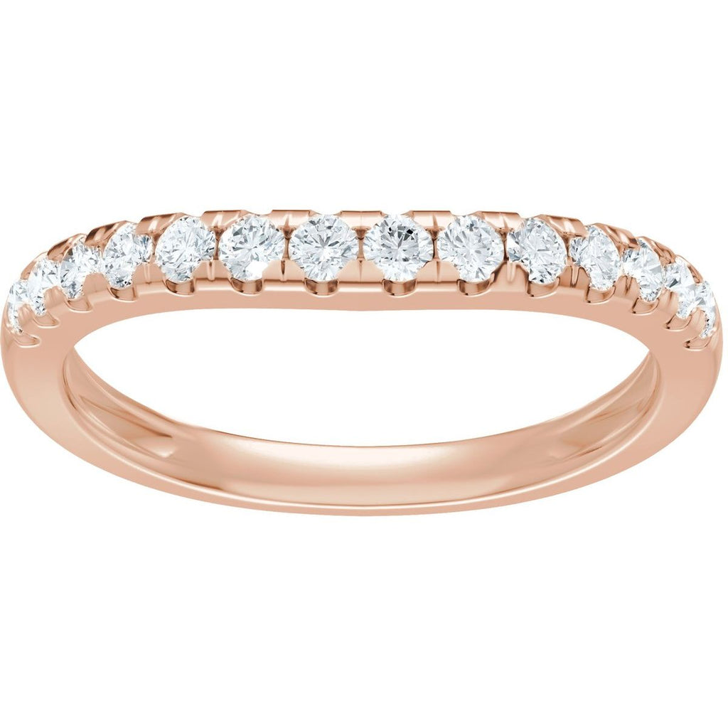 Accented Double-Row Engagement Ring or Band