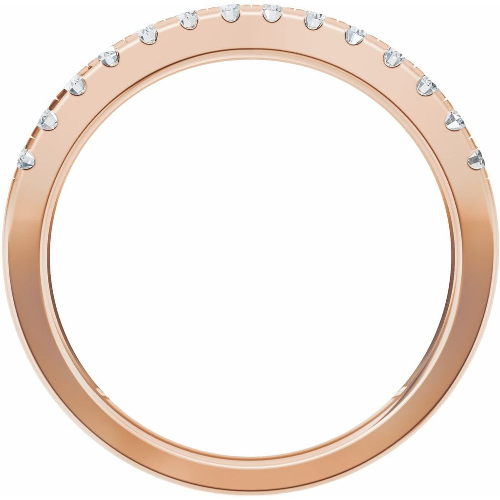 Accented Double-Row Engagement Ring or Band