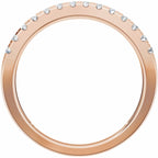 Accented Double-Row Engagement Ring or Band