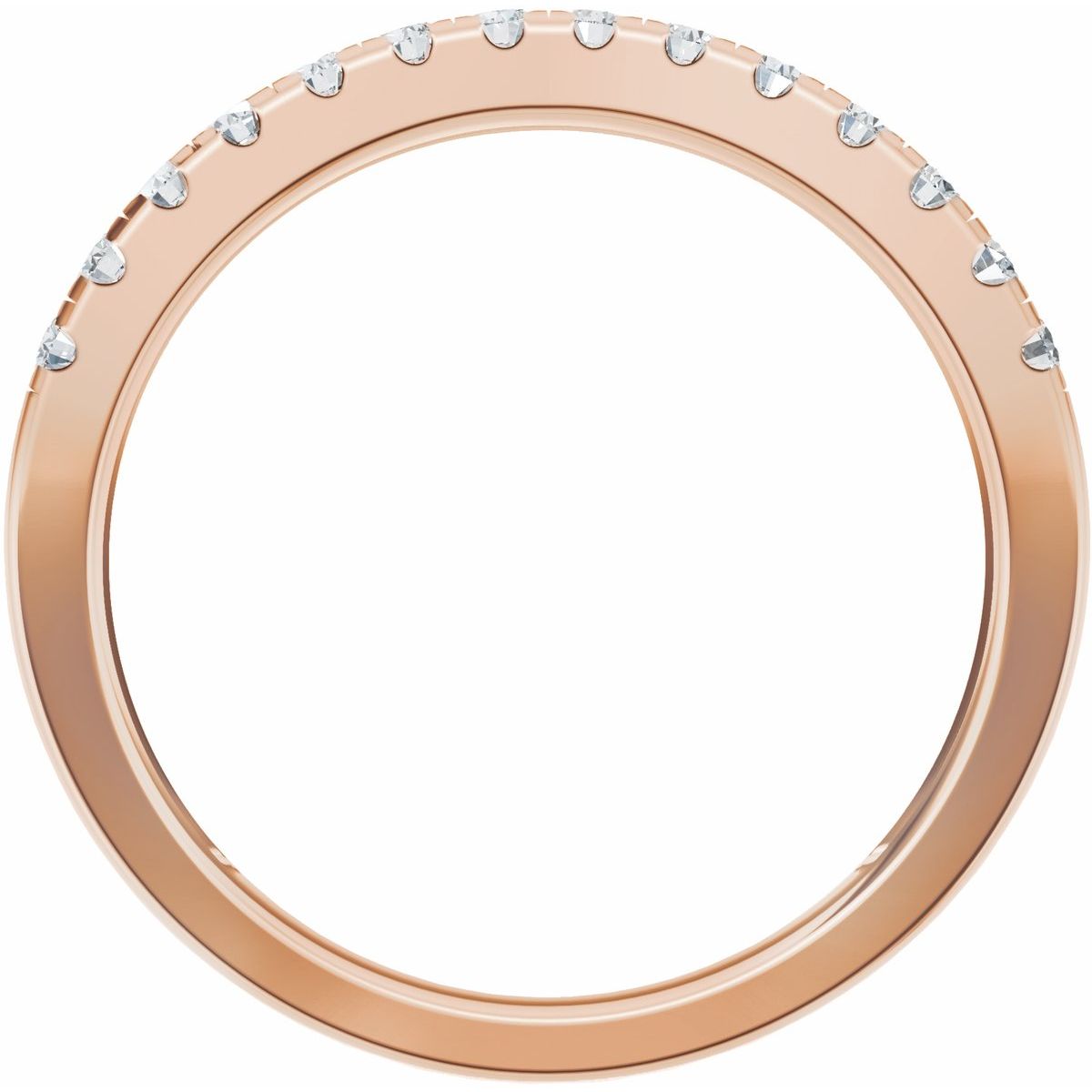 Accented Double-Row Engagement Ring or Band