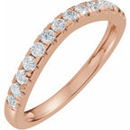 Accented Double-Row Engagement Ring or Band