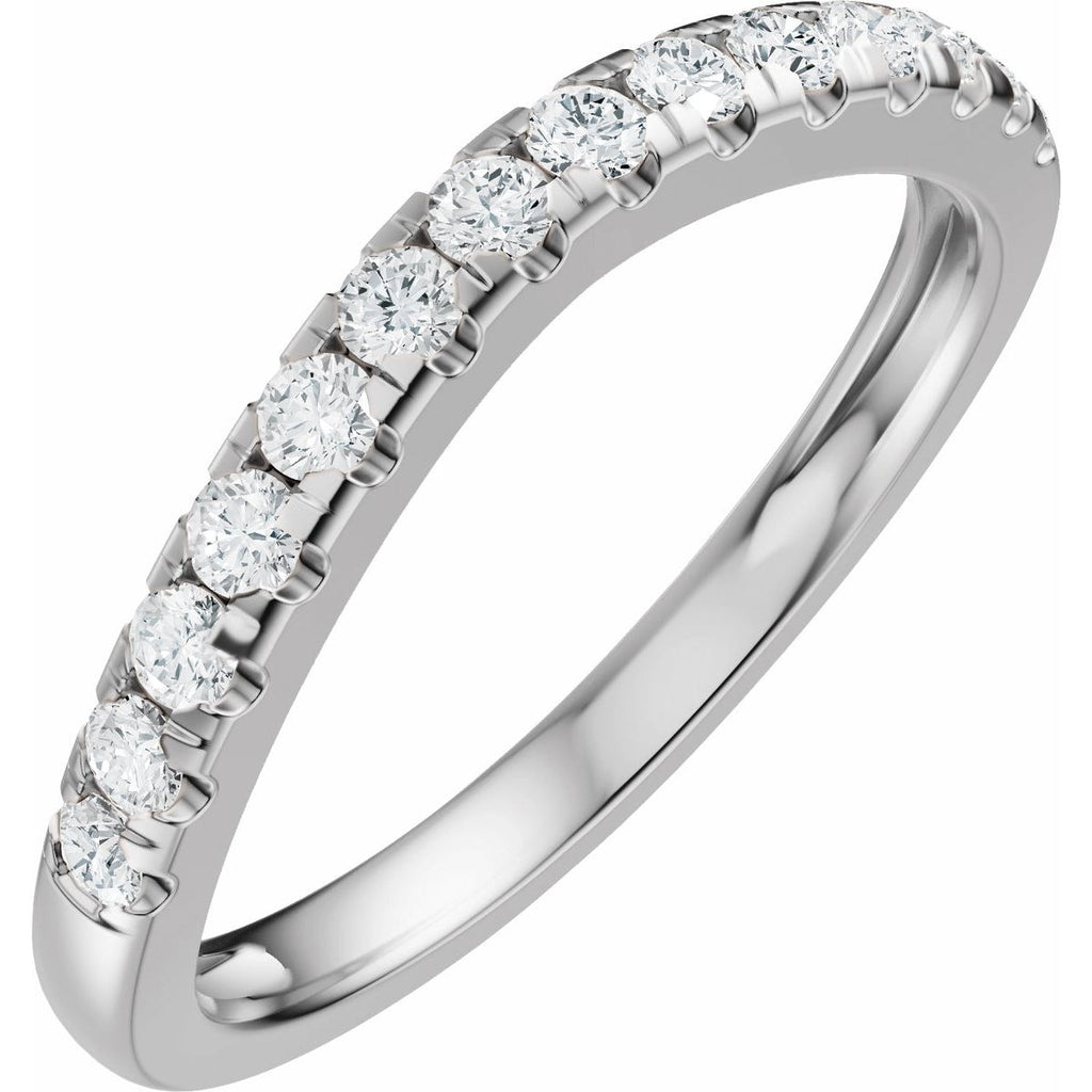 Accented Double-Row Engagement Ring or Band