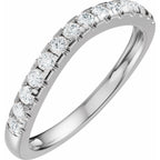 Accented Double-Row Engagement Ring or Band