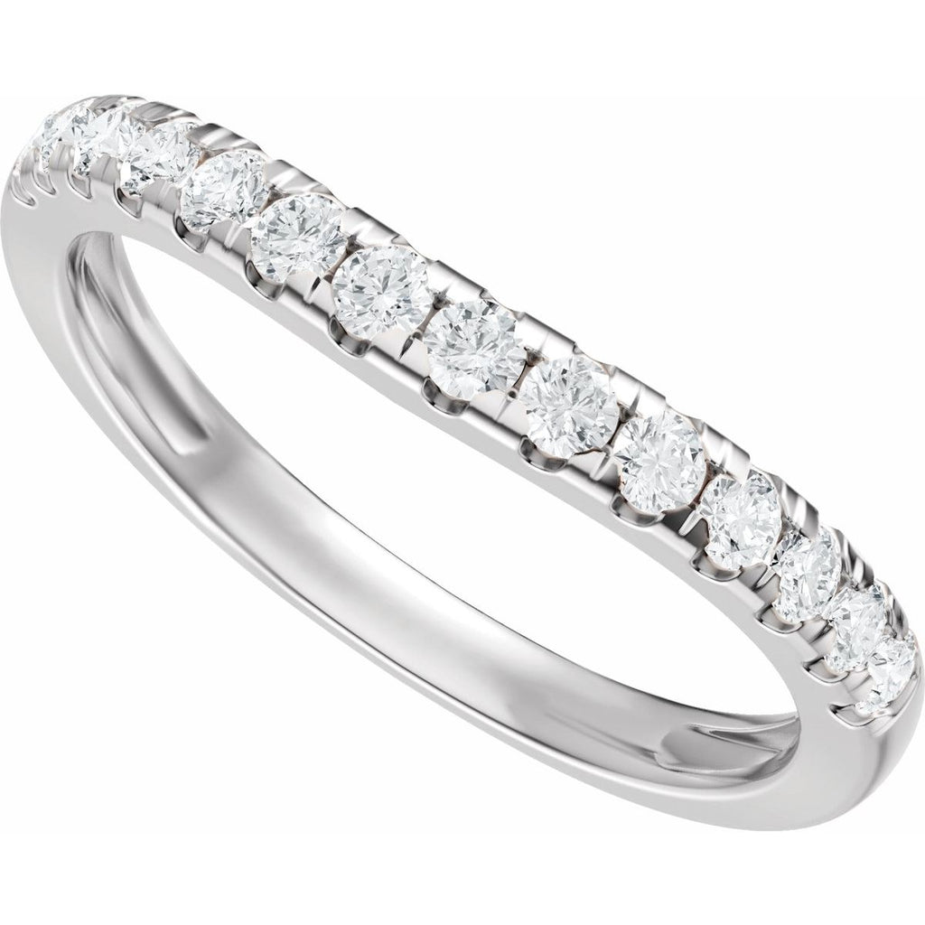 Accented Double-Row Engagement Ring or Band