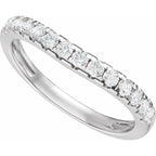 Accented Double-Row Engagement Ring or Band