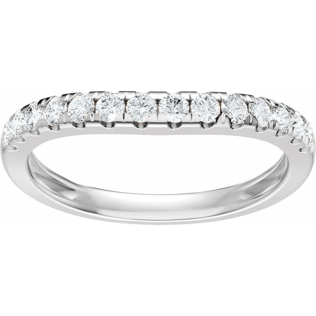 Accented Double-Row Engagement Ring or Band