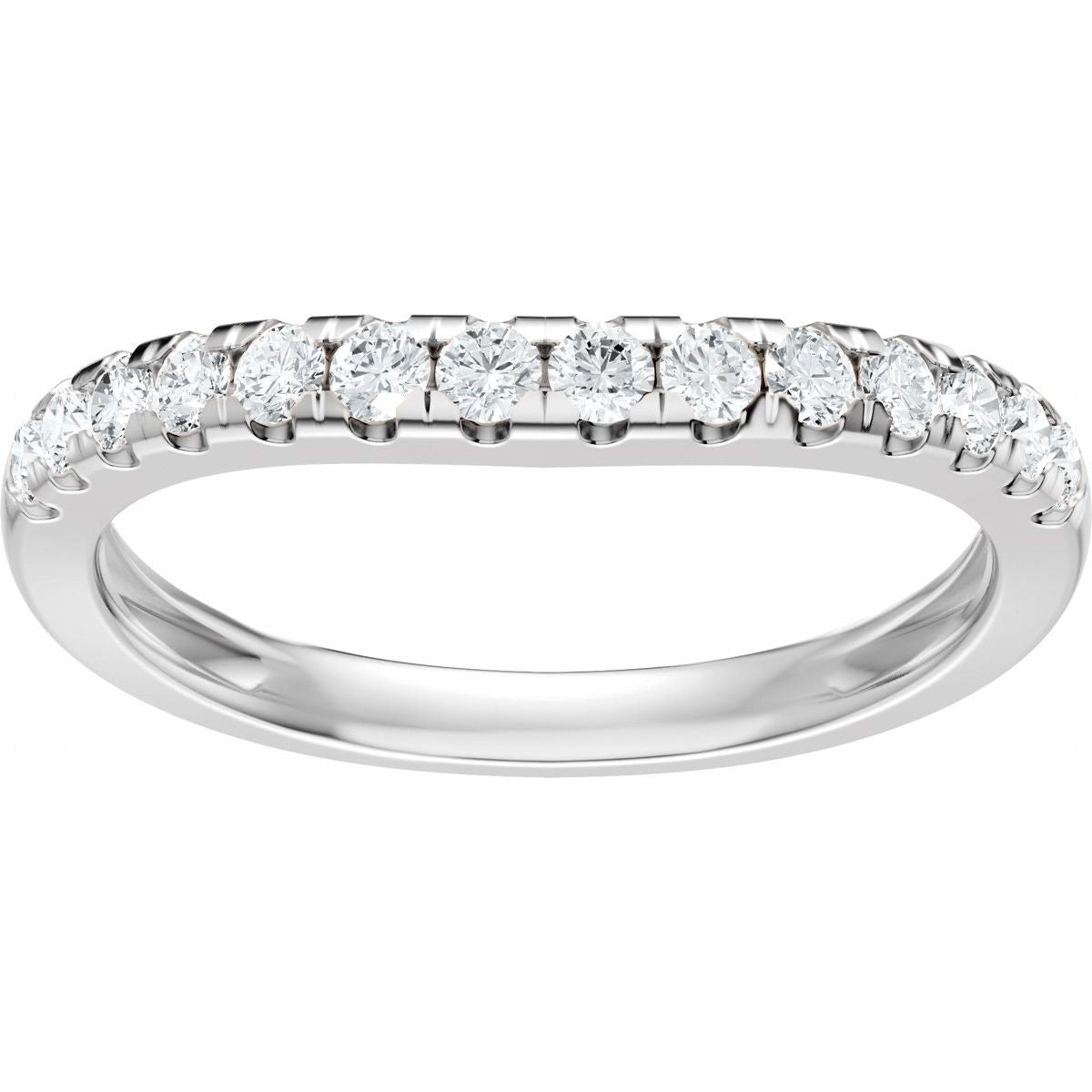 Accented Double-Row Engagement Ring or Band