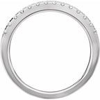 Accented Double-Row Engagement Ring or Band