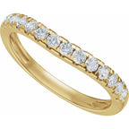 Accented Double-Row Engagement Ring or Band